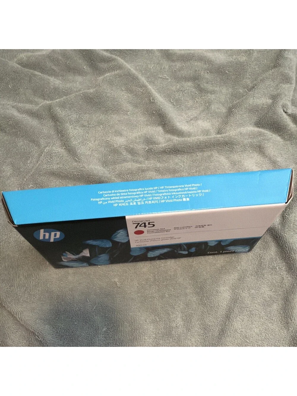 GENUINE HP F9K06A 745 CHROMATIC RED 300ml INK DESIGNJET Z2600 Z5600 03/2025